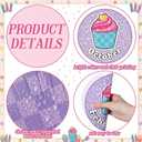 Mooliwe 72 Pcs Birthday Chart Set Composition Notebook Bulletin Board Decor