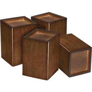 Sopicoz Wood Bed Risers (4 inch Square)