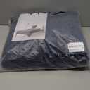 YnM Fuzzy Duvet Cover for Weighted Blankets (Navy Blue, 60''x80'')