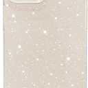 Hython Case for iPhone 14 Case Glitter Cute Sparkly Shiny Bling Sparkle Phone Cases 6.1", Thin Slim Fit Soft TPU Bumper Shockproof Rubber Protective Cover for Women Girls Girly, Bright Silver