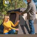 FanttikOutdoor Zeta C6 Pro Camping Tent 6 Person Instant Cabin Tent Setup in 60 Seconds with Rainfly & Windproof Portable with Carry Bag for Family Camping & Hiking,  Khaki, 10' x 9' x 66''