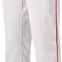 Mizuno Youth Premier Pro Piped G2 Baseball Pant (X-Large, White/Red)