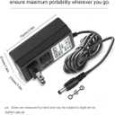 20V 2A AC DC Power Supply Adapter 20 Volts 2 Amps US Wall Charger, DC Plug 5.5x2.1mm & 2.5mm for 20volt 0.5A 0.8A 1A 2A, 500mA 800mA 1000mA 2000mA Equipment with 8 Tips ac dc adapter 100-240v, 50/60hz