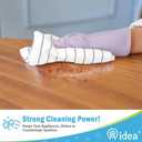 AIDEA Kitchen Towels-8PK, Super Soft and Absorbent Drying Towels for Dishes, Microfiber Cleaning Cloth Multi-Purpose Dish Towels for Kitchen, Home-Grey/White -18x26
