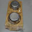 Vantic Elevated Dog Bowls, Adjustable Raised Dog Bowl Stand for Small Puppy and Cats, Sturdy Bamboo Pet Food Feeder with 2 Stainless Steel Dishes, Natural