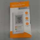 Home Radon Detector with BracketPortable Radon Test Kit for Home with Long and Short Term Radon Monitoring, Lightweight, Easy-to-Use, AAA Battery-Powered USA Version, PCi/L (White)