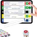 Daily Medication Reminder Board, Medication Tracker for Seniors, Color-Coded Cards, Easy-to-Read Visual Organizer for Home