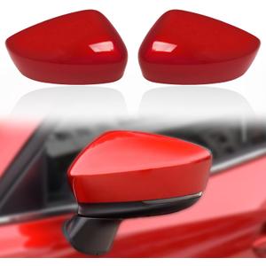 Car Rearview Mirror Cover Cap Housing Protective Cover for Exterior Mirrors Fit for Mazda 3 Axela 2017 2018 2019 Rearview Mirror Accessories(Blue, Left Driver Side