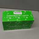 Dirnun Led Christmas Net Lights White Outdoor Christmas Lights 160LED 5ftx7ft, Waterproof Outdoor Indoor Fairy Mesh Net Light for Xmas Party, Yard, Patio, Trees, Shrubs, Bushes Decorations