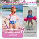 HeySplash Toddler Swim Vest, Infant Floaties Fit 13-20-30 Lbs, Puddle Kids Jumper with Crotch Strap & Safety Buckle, Baby Pool Float Jacket Arm Floaties Floatie Water Wing, Boat Swim Trainer Aid 1-3