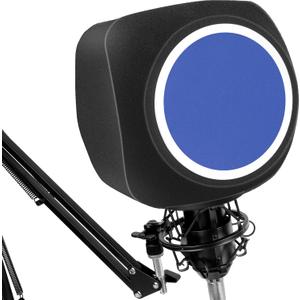 Microphone Isolation Ball, Microphone Isolation Shield Pop Filter for Microphone for Noise and Reflection Reduction, Sound-Absorbing Foam Cover for Recording Studios, Singing, Live Stream