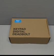 Veise Fingerprint Door Lock with 2 Lever Handles - Keyless Entry Door Lock, Electronic Keypad Deadbolt, Digital Smart Code & Front Handle Sets, Auto-Locking, Easy Installation, Matte Black