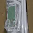 Wedding Sign Holder, Adjustable Welcome to Our Wedding Sign Stand W/Design Bundle & Leather Sign Hanging Straps, Heavy Duty Easel Stand for Sign, Wedding Seating Chart Stand, Easel for Display (White)