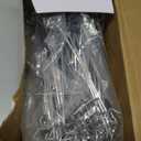 Funrous 100 Pack Peg Board Hooks Stainless Steel Pegboard Hooks Shelving Display Hanging Peg Board Holders for 1/8 and 1/4 Garage Storage Tools Organizer(8 Inch)