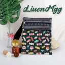 Candy Messenger Bag Small Ethnic Pattern Adjustable Strap Crossbody Zipper Pouch Candy Phone Organizer Wallet Shoulder Handbag Halloween Present for Women Friends