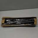 Black Shower Curtain Rod 31 to 80 Inch,1 Inch Diameter Adjustable Spring Tension Stainless Steel Telescoping Rod,Easy Install,No Rust