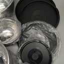 Mixing Bowls with Airtight Lids - 8PCS Stainless Steel Nesting Mixing Bowls Set with 3 Grater Attachments & Non-Slip Bottoms, Black Kitchen Bowls, Sizes 5, 4, 3.5, 2, 1.5QT for Baking & Kitchen Gift