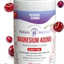 Magnesium Citrate Gummies - Sugar-Free, Vegan and Non-GMO for Better Sleep and Relaxation - No Sugar Alcohol - Magnesium Supplement for Adults, Teens and Kids - Cherry - 240 Chews (240 Count (Pack of 1))