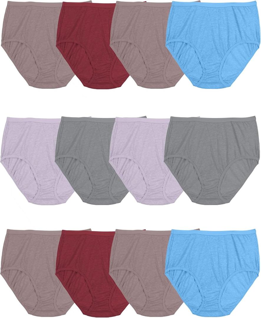 Fruit of the Loom Women's Beyondsoft Underwear, Super Soft Designed with Comfort in Mind, Size 9  