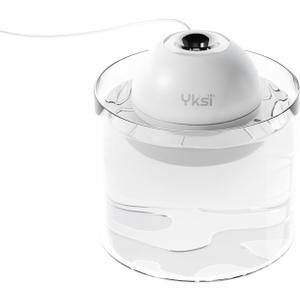 YKSI Mini Portable Humidifiers - Personal Desktop Humidifier for Travel Office Bedroom Plants with Auto Shutoff, Easy to Fill and Clean, Quiet Cool Mist Humidifier with Storage Bag, White