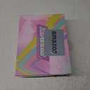 Women's and Girl's Classic Roller Skates with Light up Wheels and Love Heart Pattern, High-top PU Leather Rollerskates (Youth's 2, BLACK)