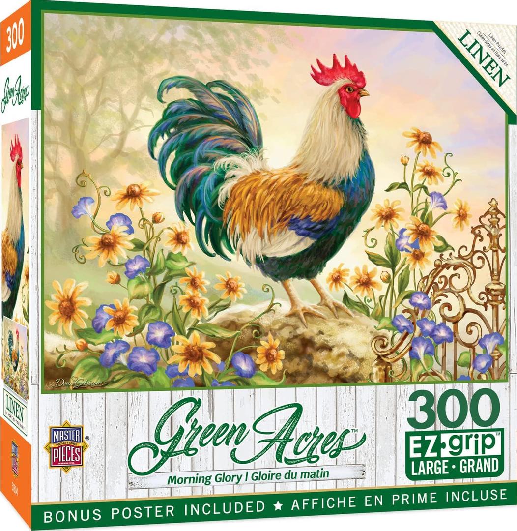 Masterpieces 300 Piece EZ Grip Jigsaw Puzzle - Morning Glory - 18"x24"