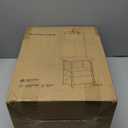 PESRAE Floor Lamp with Table & 2 Drawers, End Table with 3 Color Temperature Reading Light, Side Table Lamp with USB & Type C & AC Charging Port for Bedoom, Home Office (Natural Wood)