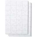 Mr. Pen Blank Puzzle - 8 Pack 48 Pieces/Pack, 5.5 x 8.1 Inches, White, Blank Puzzls to Draw On