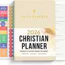 2026 Christian Planner & Prayer Journal | Strengthen Your Relationship with God and Better Navigate His Path for You | Daily Planner w/Bible Verses, Prayer Prompts, & Habit Tracking (White)
