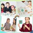 24 Pack Easter Jesus Color Your Own Wooden Jigsaw Puzzles for Kid Religious Christian He Lives He Is Risen Coloring Puzzles DIY Paper Jigsaw Party Favor Gift Exchange Classroom Educational Game