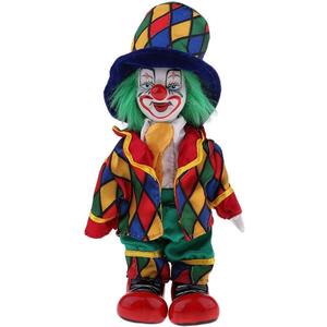 Clown Doll Clown Figure Doll Halloween Ornaments Home Table Desk Top Decor - #4