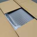 Enclosed Stainless Steel Litter Box with Lid, XL Side Entry Extra Large Litter Box for Big Cats & Multiple Cats,Metal Cat Pan with High Sided,Include Scoop and Mat,Anti-Leakage, Odor Free, Non-Sticky