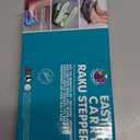 ZUFUMI Mini Foldable Leg Exerciser Portable Foot Pedal Exercise Machine Under Desk Stepper Exercising Leg Muscles Physical Therapy Leg Exercise Relieves Varicose Veins at Home Office (Grey)