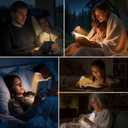 Book Light for Reading in Bed: Rechargeable 18 LED Clip on Reading Light with Timer & Memory Eye-Caring 3 Color Temperature Stepless Dimming Night Reading Lamp Gifts for Book Lovers Men Kids
