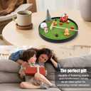 Christmas Zen Garden Kit for Desk 8.2'' Mini Zen Garden Desktop Decor with Christmas Accessories, Home Office Desk Decorations Ideal Holiday Decor Gifts for Family and Friend