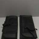 Car Seat Protector 1 Pack Car Seat Cushion Mat Thickest Padding,Waterproof 600D Fabric Car Seat Covers for Non-Slip Backing Mesh Pockets for Baby and Pet (Black, 2 Pcs)