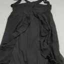 Women Transformer Hi Low Evening Long Prom Dress Halter Convertible Multi Way Spaghetti Strap Wedding Cocktail Maxi Gown (Medium, Black#cross)