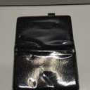 Compact Organizer with Clear and Money Pockets, Pen Holder, Fits Apron Perfectly, Leather Waitress Book