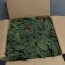 ENVEN Artificial Cedar Christmas Garland Real Touch Realistic Soft and Thickness Garland Faux Full Greenery Holiday Garland for Mantel, Fireplace, Front Door, Indoor Outdoor Xmas Decoration (9FT)