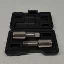 2-Piece NPT Pipe Tap Set, 1" NPT Tap Set Carbon Steel Hand Threading Plumbing Tap Set for Accurate Threads, Assorted Plumbers Mechanics DIY Thread cutting tools (2 Pcs 1")