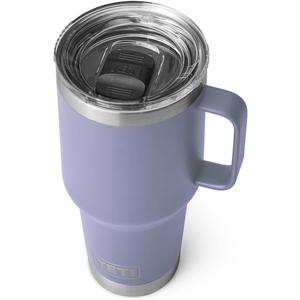 YETI Rambler 30 oz Travel Mug, Stainless Steel, Vacuum Insulated with Stronghold Lid (Cosmic Lilac)