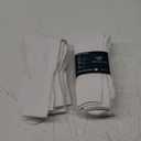 Winterlace 6 Pairs 80% Cotton Crew Socks Men Women, Athletic Casual Moisture Wicking White, Size: Large