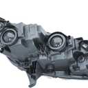 Replacement Driver Left Side Black Trims Halogen Headlight Headlamp for Ford Transit Connect from 2019 to 2023