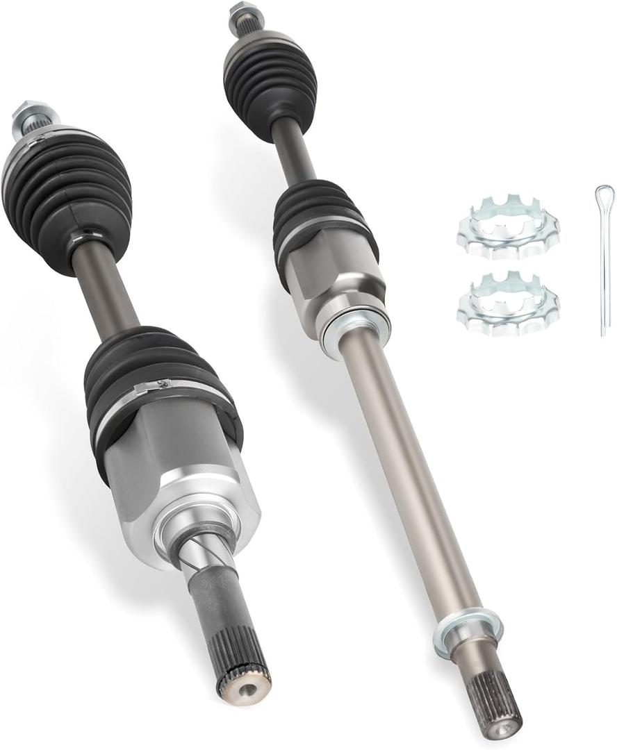 Front Left & Right CV Axle Shaft Assembly 2.5L (AWD OnlyFits for Nissan Rogue 2008 2009 2010 2011 2012 2013, Fits for Rogue Select 2014 2015, 1 Pair of CV Axle Shaft Assembly