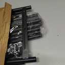 KANAV Expandable Shoe Rack Organizer  3-Tier Shoe Shelf for Closet, Entryway & Front Door  Space-Saving Shoe Storage Solution (Black)