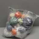 24 Pcs Bulk Assorted Rustic Harvest Artificial Pumpkins Foam Pumpkin in White Orange Green Teal for Fall Autumn Halloween Decoration Thanksgiving Party Home Kitchen Decor Baby Shower Wedding