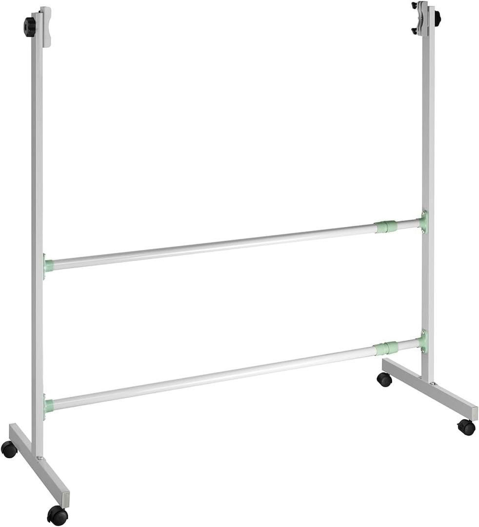 ROCOFF Whiteboard Easel Stand Only, Mobile Rolling Whiteboard Stand, Adjustable Width Stand for Dry Erase White Board for Home, Office, Classroom and School.