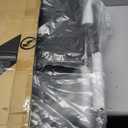 Updated Conference Room Chairs, Folding Office Desk Chair with Lumbar Support and Sliding Armrest with Casters, Stackable Office Guest Chairs & Reception Chairs, 1 Pack Black