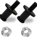 2 x 38427 Tailgate Striker Bolt Compatible with Chevy Avalanche Silverado 1500 2500 3500, Tailgate Door Lock Latch Striker Bolt with Nuts, Replace Parts 11570162 30283 49538 - Set of 2