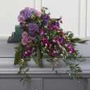 FloraCraft Plastic Floral Casket Saddle 3.5 Inch x 11.25 Inch x 14 Inch Green